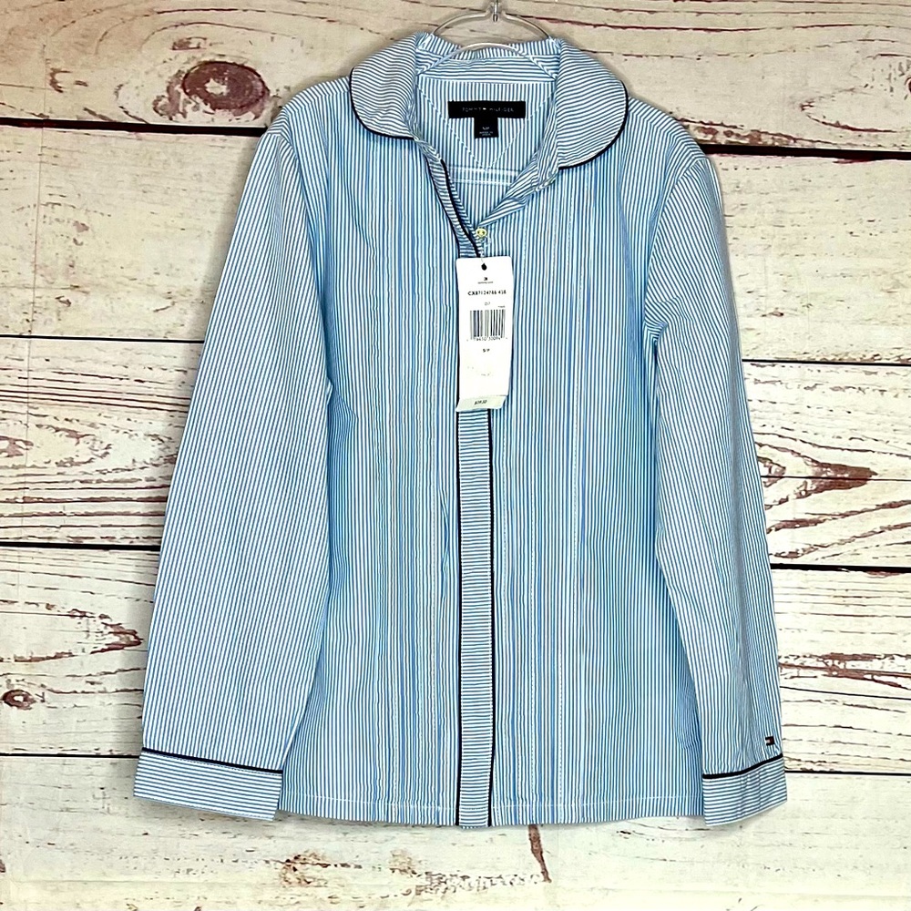 Tommy Hilfiger Vertical Striped Shirt Size Small P